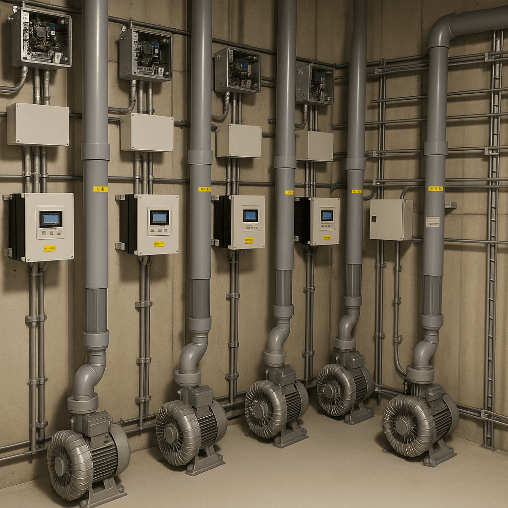 Blower with Controller & Power Supply